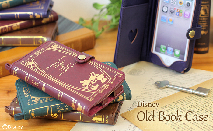 Iphone5s 5c 5ディズニーケース Old Book Case を紹介 Iphoneケース5 5sディズニーケース紹介